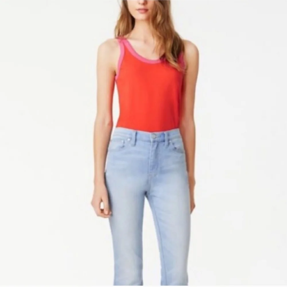 Tory Burch Tops Tory Burch Lawrence Contrast Binding Tank Top Size: Medi…